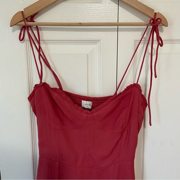 Wilfred Aritzia NWT Fable Mini Dress Sweetheart Bustier pink 90s Y2k Size 8 - Picture 5 of 10